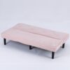 Modern Sofa Bed - Black / Beige / Pink - Image 13