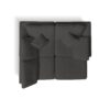 Cloud L Shape Modular Sectional Sofa With Ottoman, 3 Seater Convertible Couch - Gray - Image 15