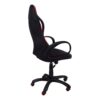 Office Chair, Gaming, Adjustable Height, Swivel, Ergonomic, Armrests, And Red, Contemporary & Modern - Black - Image 3