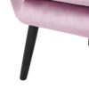 Alyssa - Upholstered Arm Chair With Wingback Design - Lavender - Image 8