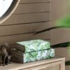 Botanical And Book Boxes (Set of 2) - White / Green - Image 8