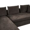 Elegant L Shaped Sectional Sofa With Chenille Upholstery And Wooden Storage Compartment - Brown - Image 19