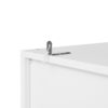 Hollow Pattern 2 Door 3 Drawer Wardrobe, The Collision Of Wood Color, Suitable For Bedrooms And Dressing Rooms - White - Image 17