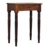Turned Leg Writing Desk - Chestnut - Image 3