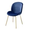 Chuchip - Side Chair (Set of 2) - Blue / Gold - Image 6
