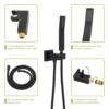 Dual Shower Head 16" Ceiling Mount Square Shower System With Rough In Valve - Oil-Rubbed Bronze - Image 6