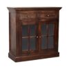 Cabinet With Glazed Doors - Walnut - Image 3