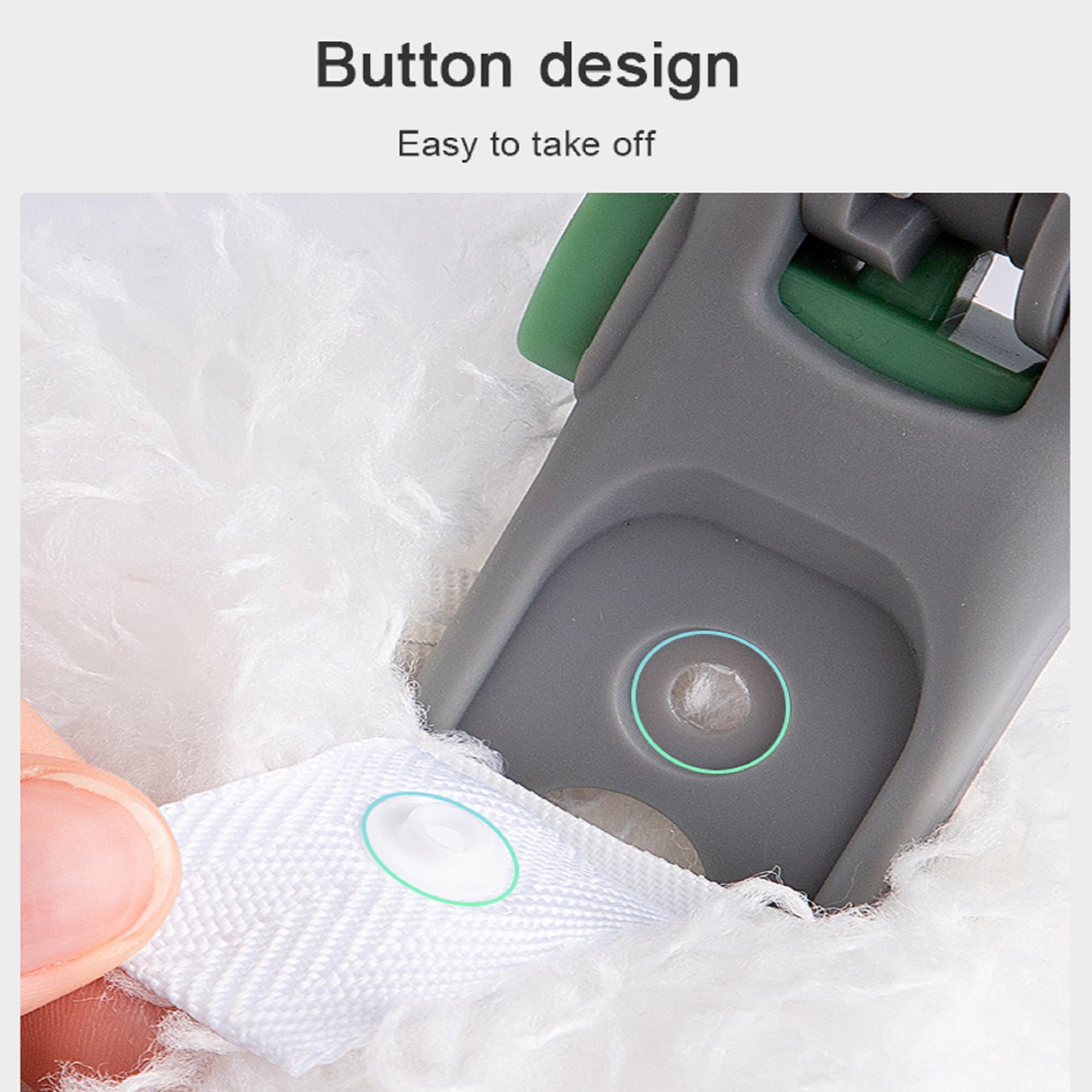 Long Handle Duster With Extension Bar, Home Dust Collector - White - Image 5