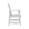 Outdoor Weather Resistant Acacia Wood Adirondack Dining Chairs Set (Set of 2) - White - Image 7