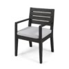 Outdoor Dining Chair (Set of 2) - Dark Gray / Light Gray - Dark Gray - Image 8