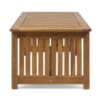 Acacia Wood Outdoor Coffee Table, Rectangular Patio Coffee Table For Outside - Brown Patina - Image 7