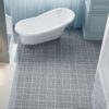 Interlocking Deck Tiles Plastic Waterproof Outdoor All Weather Anti-Slip Bathroom Shower Balcony Porch Strong Weight Capacity Upto 6613 Lbs, Rosette Pattern Pack Of 12 - Gray - Image 12