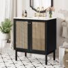 Bathroom Vanity With Soft Closing Mechanism - Black - Image 5