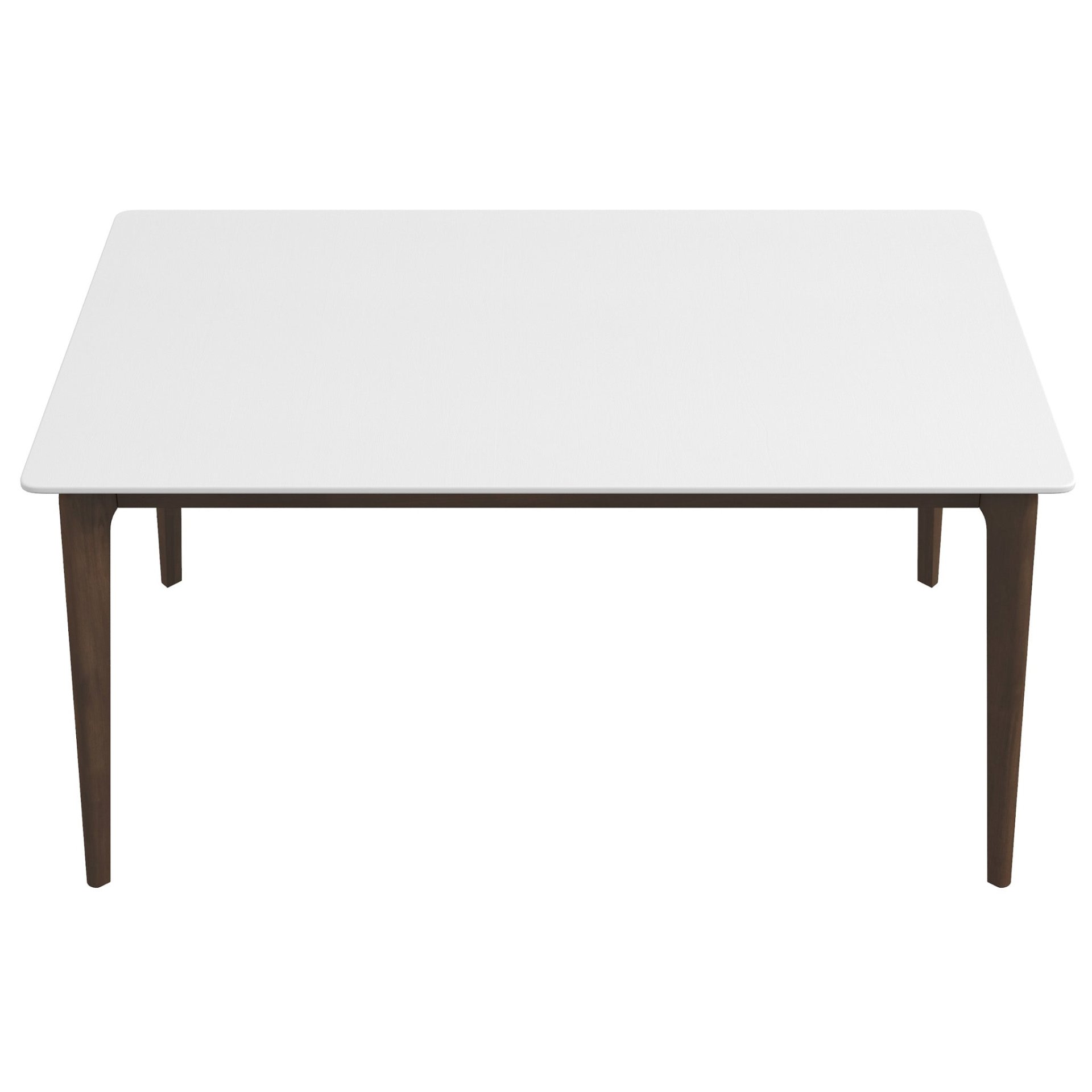 Lindsey - White Top Dining Table - Brown / White - Image 6