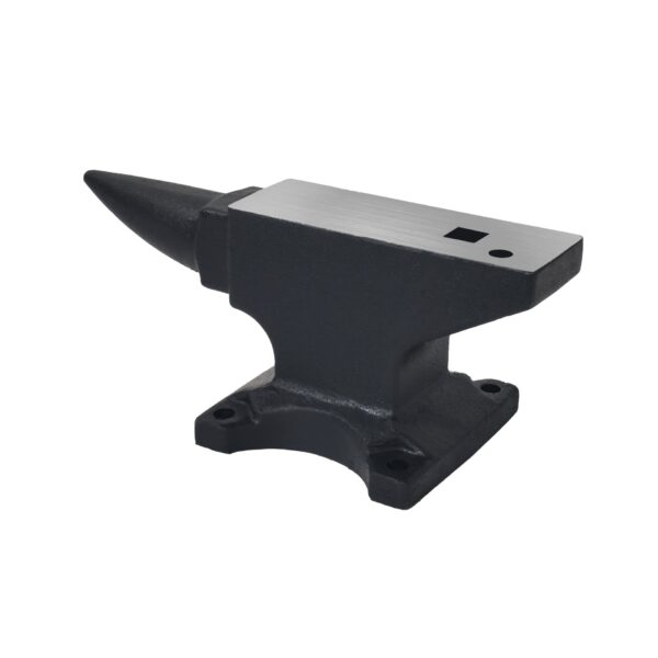 Single Horn Anvil, 100Lbs Cast Steel Anvil With High Hardness And Stable Base For Metalsmithing - Black