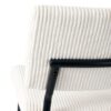 Modern Dining Chair Fabric Upholstered Chairs With Black Metal Legs For Home And Bedroom (Set of 2) - Beige - Image 14