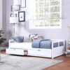 Daybed With Trundle And Two Storage Drawers, Sofa Bed For Bedroom - White - Image 8