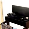 Portable Garment Rack, Clothes Valet Stand With Storage Organizer - Black - Image 8