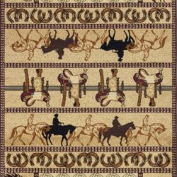 Tribes - 2' X 3' Southwest Area Rug - Beige, Polyester