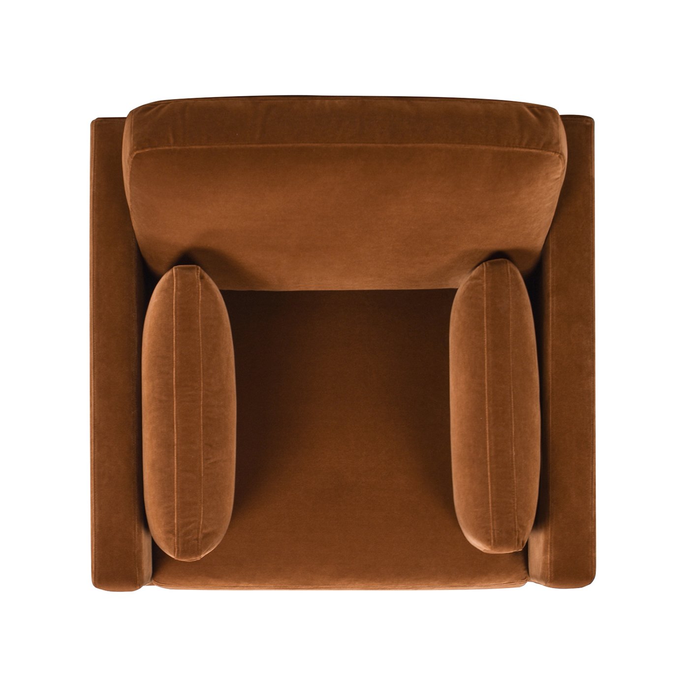 Knox - Modern Farmhouse Arm Chair - Burnt Orange - Image 7