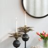 Handsome Cleveland Mirror With Rope Strap Contemporary Design Circle Mirror With Round Metal Frame For Wall Decor Bathroom, Entryway - Black And Silver - Image 5
