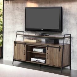 Rashawn - Rustic TV Stand - Oak