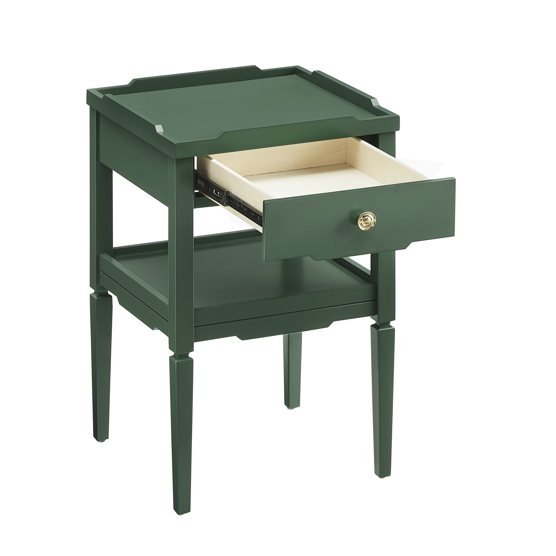 Foley - 1 Drawer Nightstand With Pull - Antique Green - Image 11