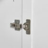 Tall Bathroom Storage Cabinet, With Two Doors And Drawers, Adjustable Shelf, MDF Board - White - Image 21