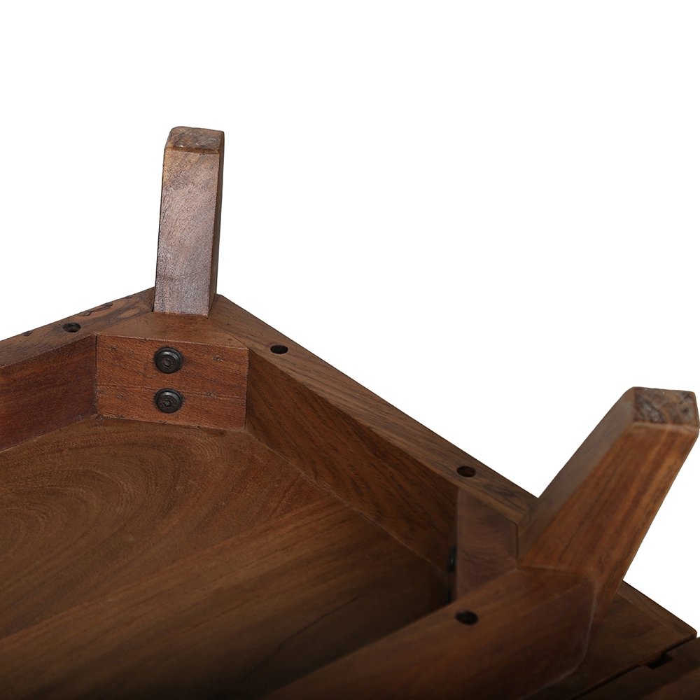 Sierra 6 Drawer Sideboard, Wood Credenza / Cabinets / Chests / Nightstands - Natural Wood / Brown - Image 8