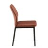 Dining Chairs Living Room Chair Modern Kitchen Armless Side Chair With Metal Legs (Set of 4) - Brown - Image 8