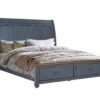 Americana - Queen Size Sleigh Bed - Blue - Image 5
