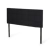 Marakesh - Contemporary Fabric Upholstered King / California King Headboard - Black - Image 7