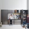 Nova - Series Garage Cabinet Set A With Soft Closing Doors - Metallic Gray - Image 4