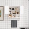 Bathroom Cabinet - White - Image 2