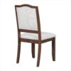 6 Piece Extendable Dining Table Set, Wood Table With Removable Leaf, 4 Upholstered Chairs And Bench - Cherry - Image 17