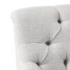 Nicole - French Style Upholstered Loveseat With Tufted Backrest - Light Gray - Image 13