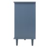 2 Door 3 Drawer Cabinet, American Furniture, Suitable For Bedroom, Living Room, Study - Blue - Image 10