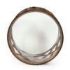 Boho Glam Pino Side Table With Fish Scale Design Tempered Glass Top - Brown - Image 7