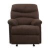 Arcadia - Micro Motion Glider Recliner - Chocolate - Image 8