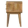 Curved Bedside Table - Oak - Image 8