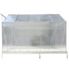 6.3'x10.2'x7' Polycarbonate Greenhouse, Heavy Duty Outdoor Aluminum Walk-In Green House Kit With Rain Gutter, Vent And Door For Backyard Garden - Aluminium - Image 12