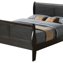 Full Bed Panel Sleigh - Black