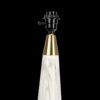 Enclave - Hydro Table Lamp With On / Off Switch Faux Marble Base Shade - Gold / White / White Marble - Image 4