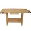 55" Wood Workbench For Garage Workshop And Home - Natural - Image 8