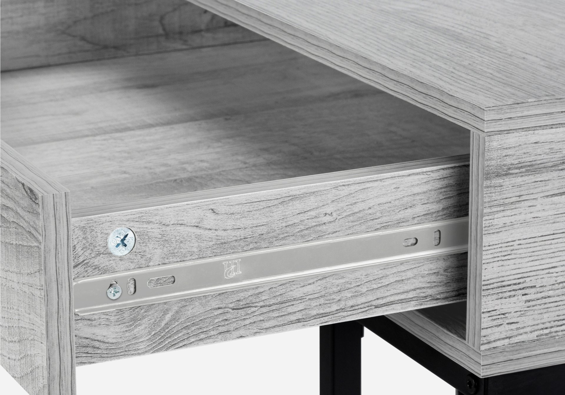 Computer Desk For Home Office, Laptop, 2 Storage Drawers, Contemporary And Modern - Gray - Image 10