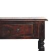 Turned Legs Side Table - Brown - Image 5