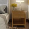 Carlton - Bedside Table - Light Golden Brown - Image 7