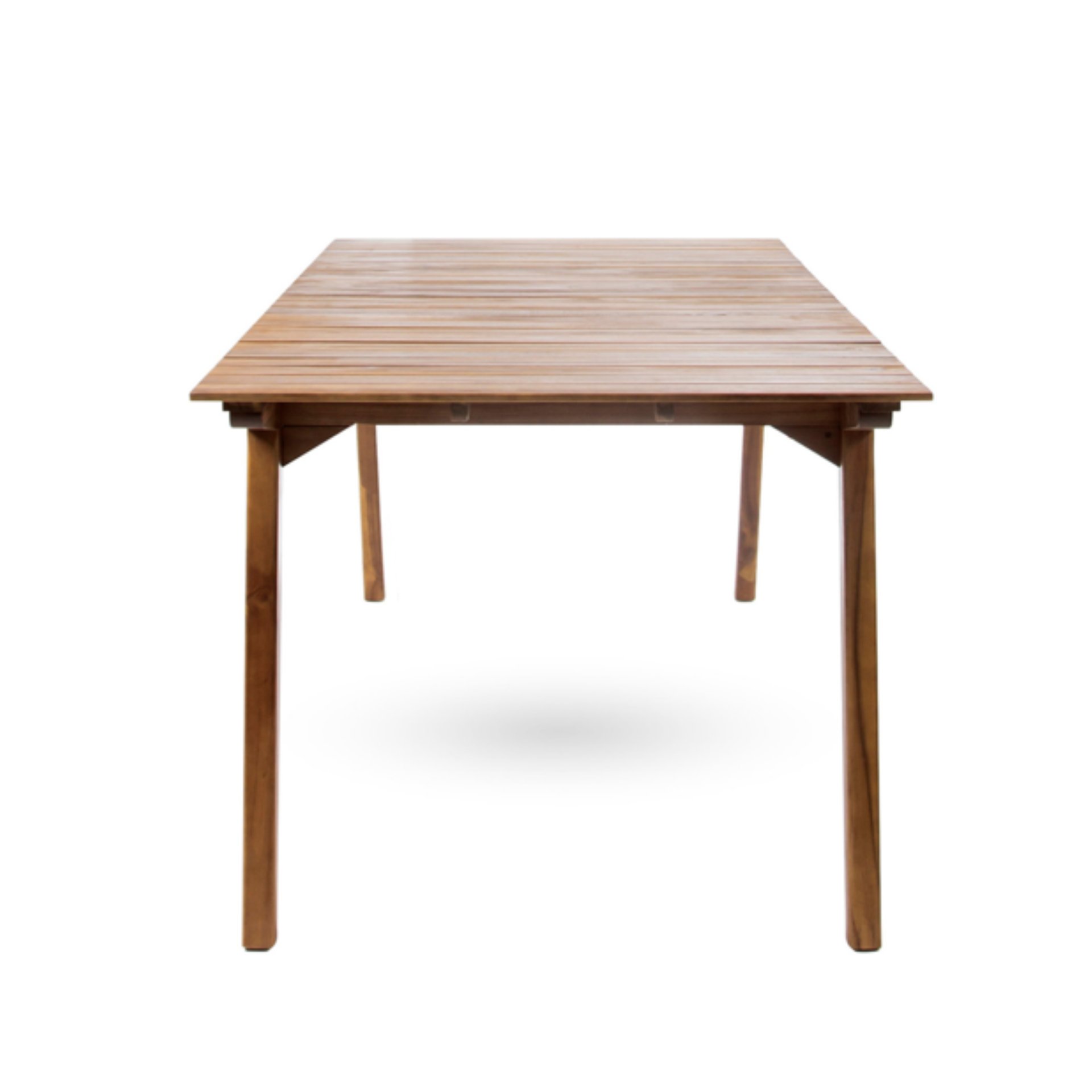 Outdoor 6 Seater Dining Set With Cushins - Cream - Image 4