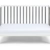 Deux - Remi 3 In 1 Convertible Island Crib - White / Gray - Image 4