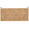 Modern Coffee Table Tea Table, Cocktail Table With With Chevron Pattern & Metal Hairpin Legs For Living Room - Natural - Image 10